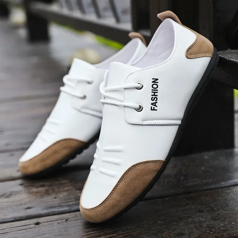 Men'S Shoes Green And White - Scarpe basse da uomo scarpe in