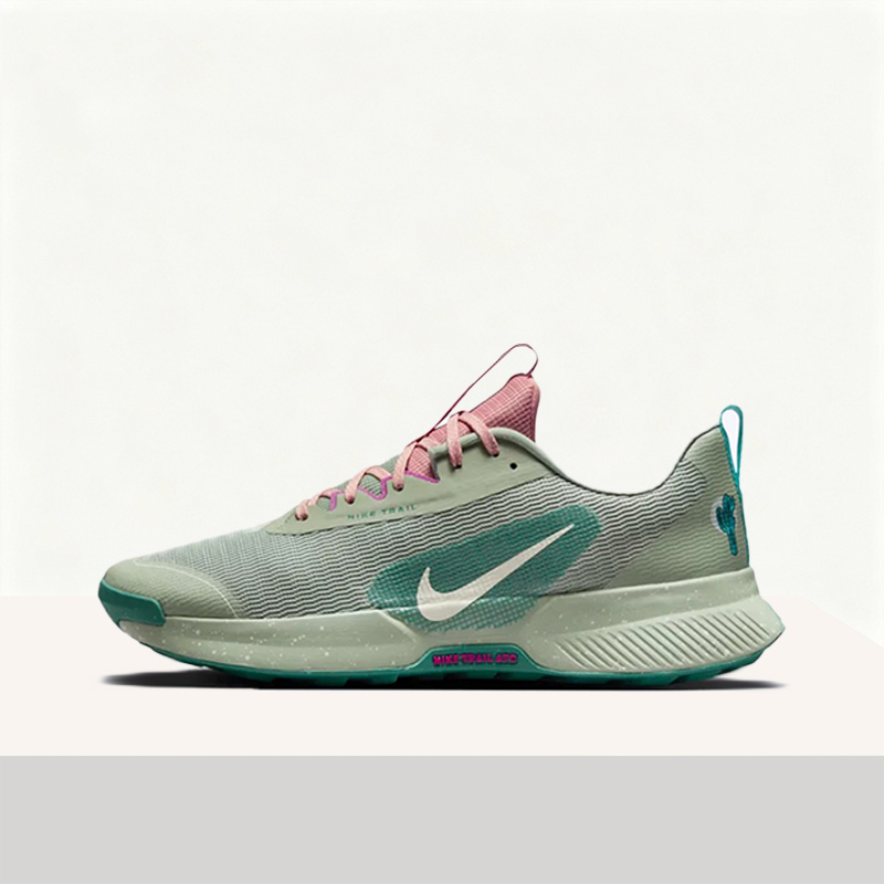Men'S Shoes Green And White - Scarpe da corsa basse da uomo