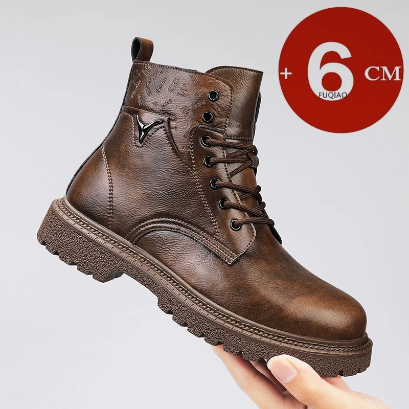 Men'S Shoes With Height Increase - Stivali da uomo con altezza invisibile