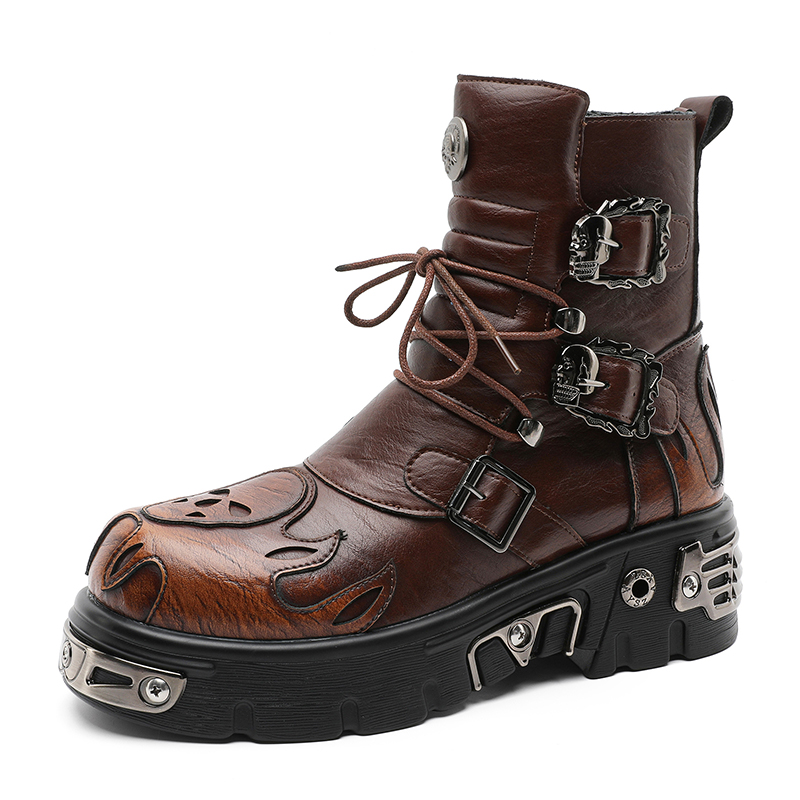 Men'S Shoes With Height Increase - Stivali da Moto da Uomo Personalizzati