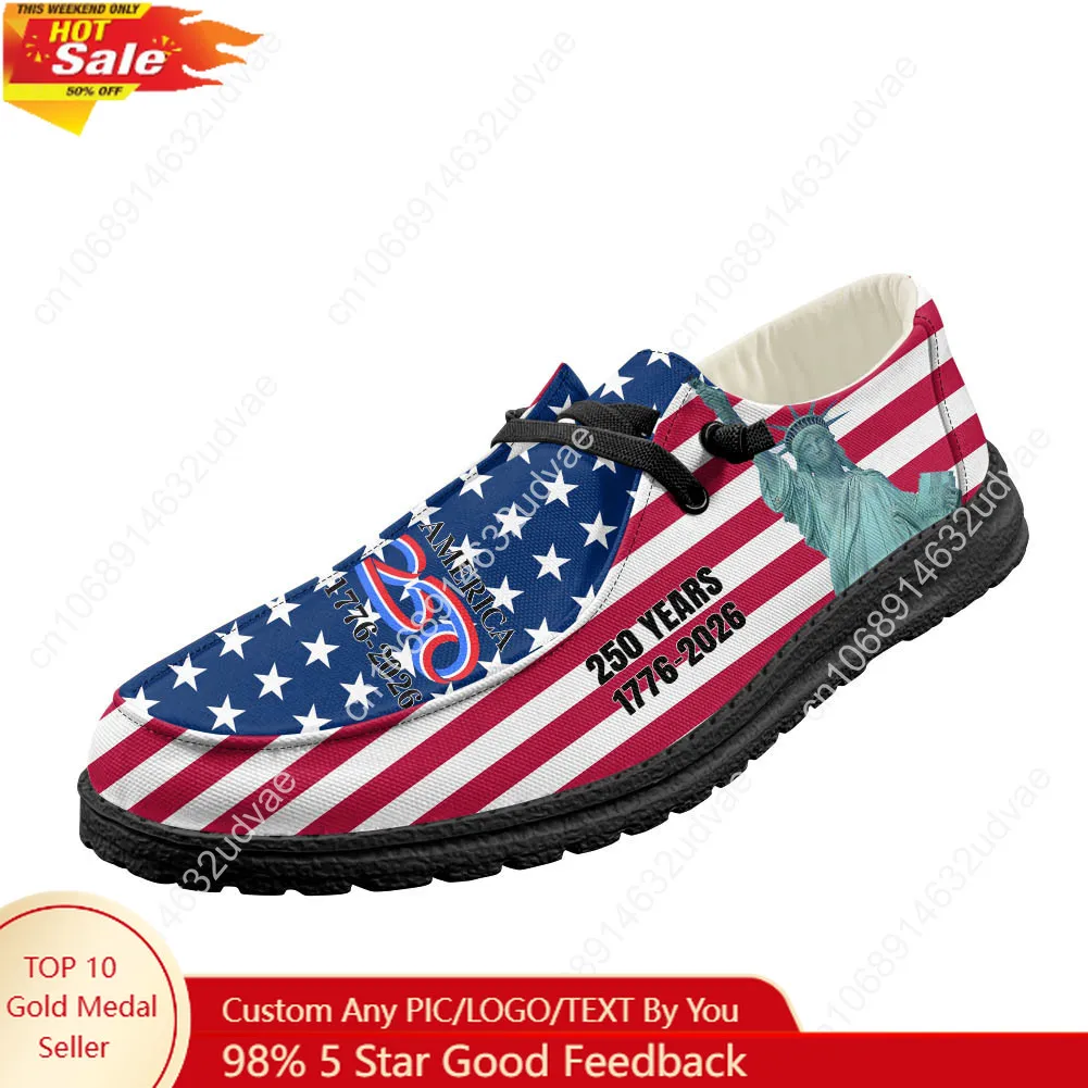 Men'S Shoes Loafers Casual - Scarpe Casual America 250° Anniversario 1776-2026,