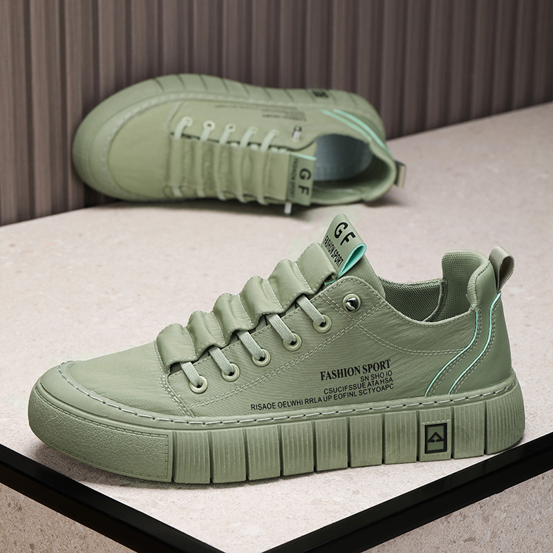 Men'S Shoes Green And White - Scarpe casual da uomo verdi Scarpe