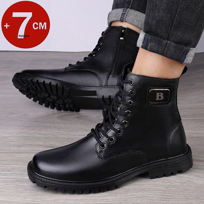 Stivali rialzati in vera pelle - Men'S Shoes With Height Increase recensione e prezzo