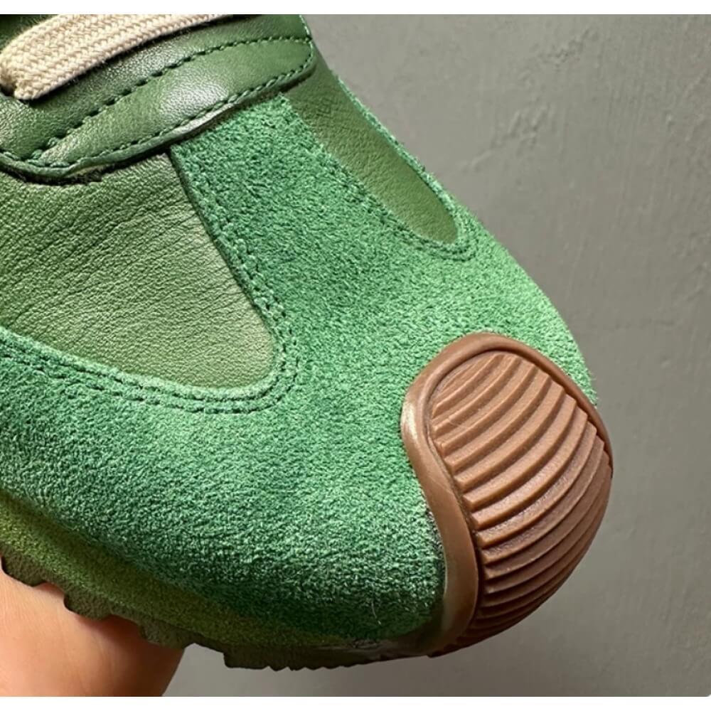 Sneakers alte retrò in pelle v - Men'S Shoes Green And White recensione e prezzo