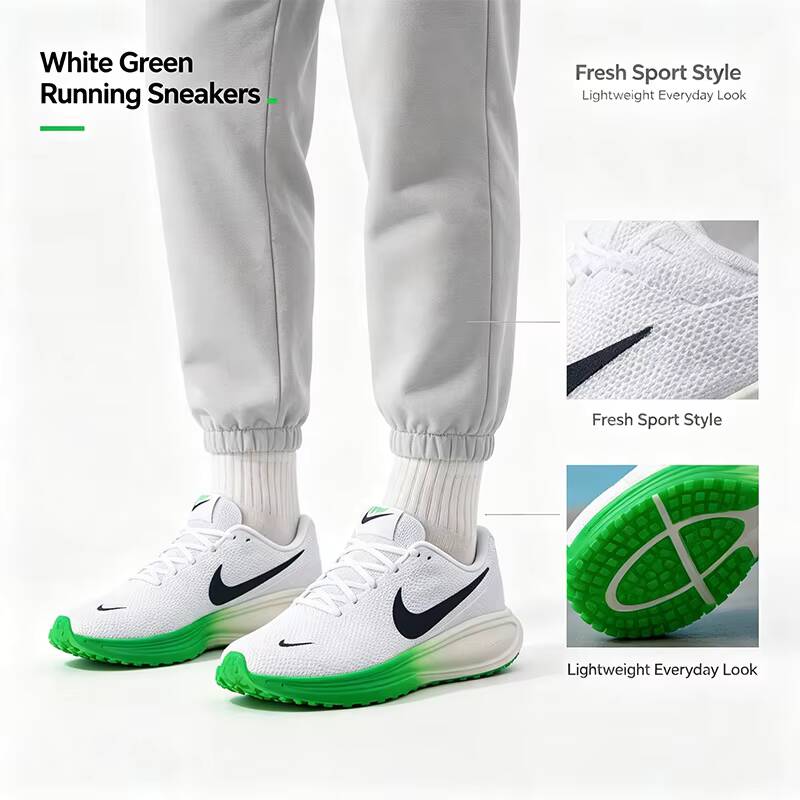 Nuove Sneakers da Corsa Nike B - Men'S Shoes Green And White recensione e prezzo
