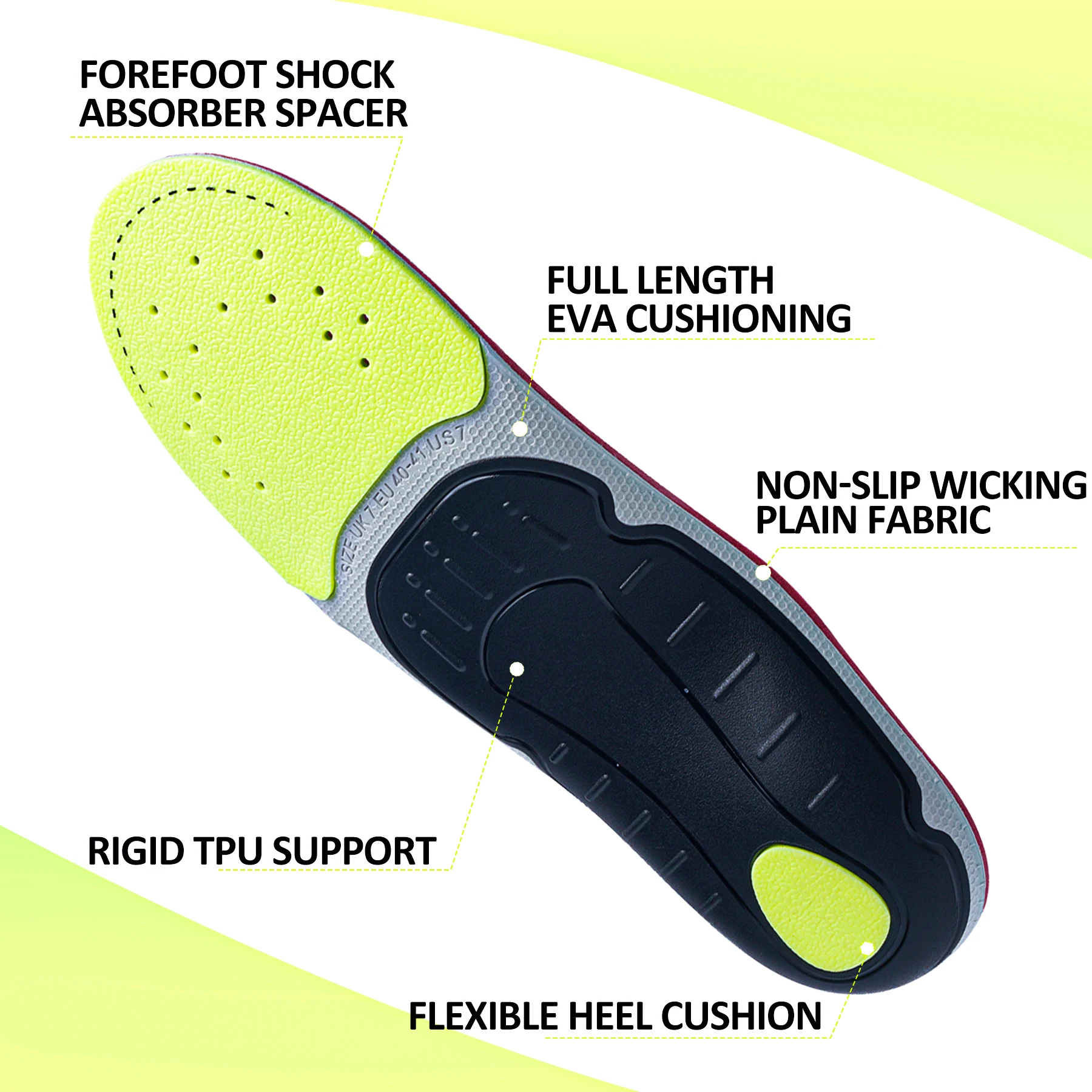 Fascite plantare Sottopiede or - Men'S Shoes Green And White recensione e prezzo