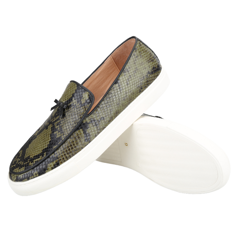 Sneakers da Uomo Piergitar in  - Men'S Shoes Green And White recensione e prezzo