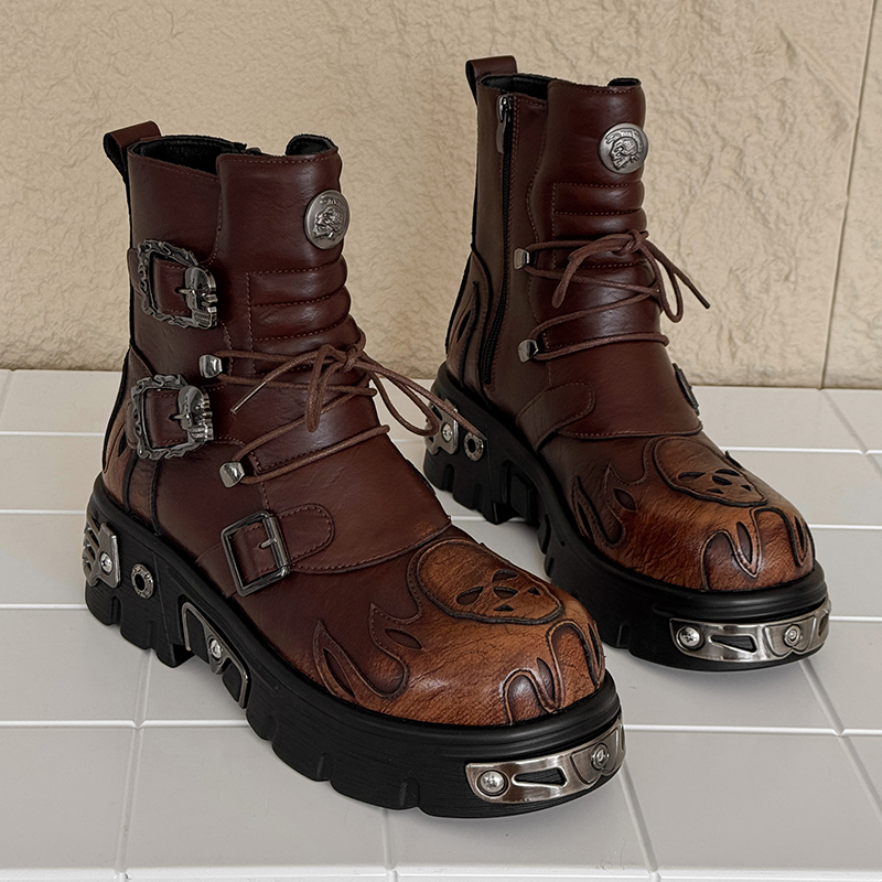 Stivali da Moto da Uomo con Ri - Men'S Shoes With Height Increase recensione e prezzo